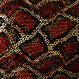 Unbranded Tiger Python Brown Print - Leather Wrap Cue Blank - Cue Repair - 002133