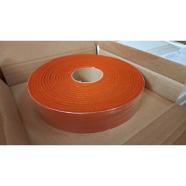 Diversified Silicone Products Red Silicone Sponge Rubber Gasket Strip Roll 2" x 1/4" x 30' Bulk Lot Available
