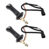 2Pcs 3 Buttons Excavator Joystick Handles, Joystick Handle for Doosan