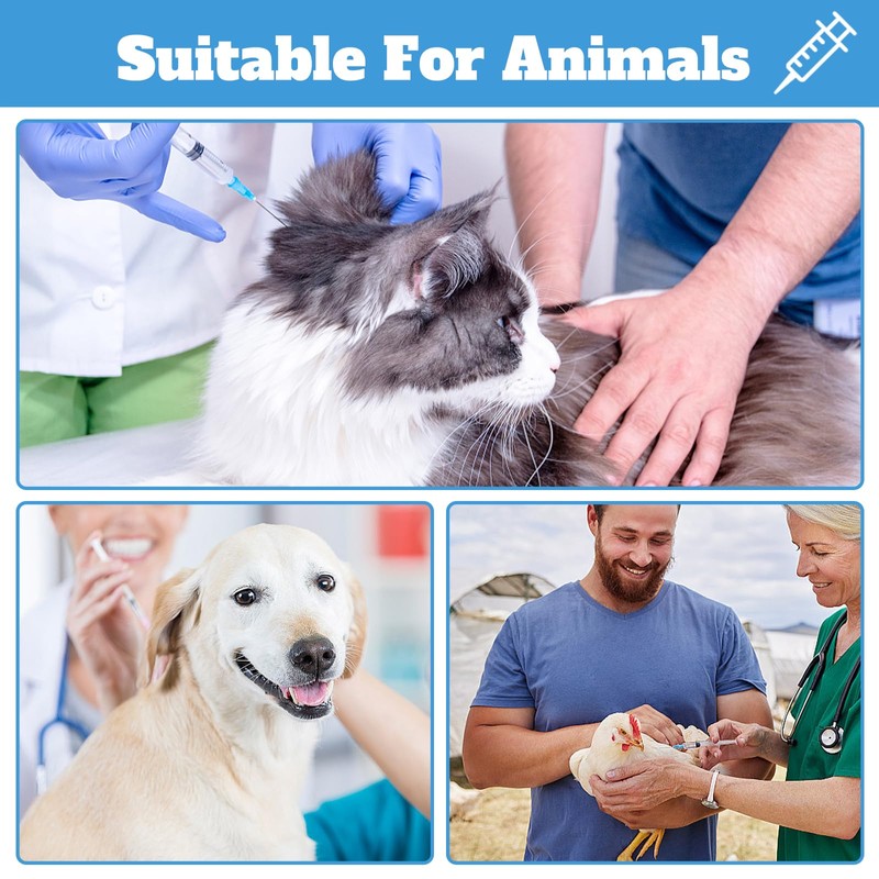 20 Pack 10ml Syringes with Needle-18Ga 1.5Inch Needle with Luer