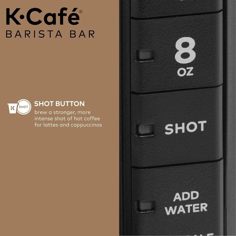 Keurig K-Café Barista Bar Single Serve Coffee Maker, with 3