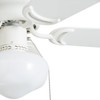 Prominence Home 41530 Hero Hugger Ceiling Fan, 28", White