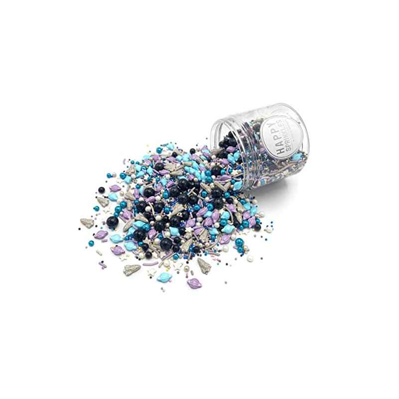 Happy Sprinkles Cosmic Galaxy Edible Sprinkles 90g