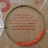 BeBop Boutique Swap Bops Stackable Bangle Bracelet Orange Beads Charms