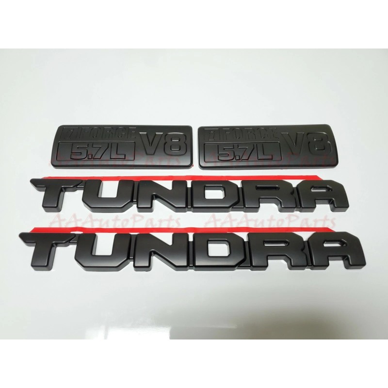 Toyota OEM 4PCS SET BLACKOUT EMBLEMS OVERLAY KIT 2014-2021 TOYOTA