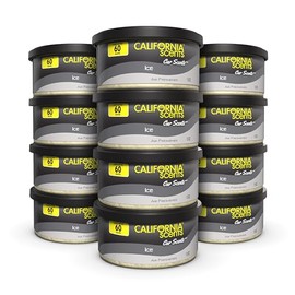 California Scents - Ambientador de lata a a prueba de derrames, respetuoso con el medio ambiente, Ice