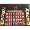 LA765 Decal KIT Tractor 6 Decal Sticker Set UV Resistant+