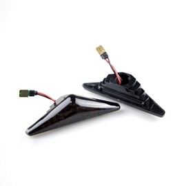 Rui Xin Trade 2pcs Smoke Led Dynamic Side Marker Turn Signal Light Sequential Blinker Light For Fo rd Mon deo 2000-2007 Focus MK1 1998-2004