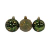 Premier 9 x 60mm Green Decorated Baubles