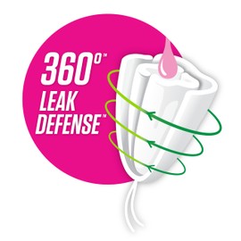 Playtex Playtex Sport Tampons, Multipack (24ct Regular/24ct Super Absorbency), Fragrance-Free - 48ct