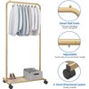 Simple Trending Standard Clothes Garment Rack, Clothing Rolling Rack with