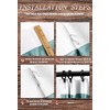 Mini Skater 30Pcs Curtain Hooks Pin-On Drapery Hooks Living Room