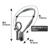 THANKO MSNARECGY Neck Holder for Mag Safe Smartphone, gray