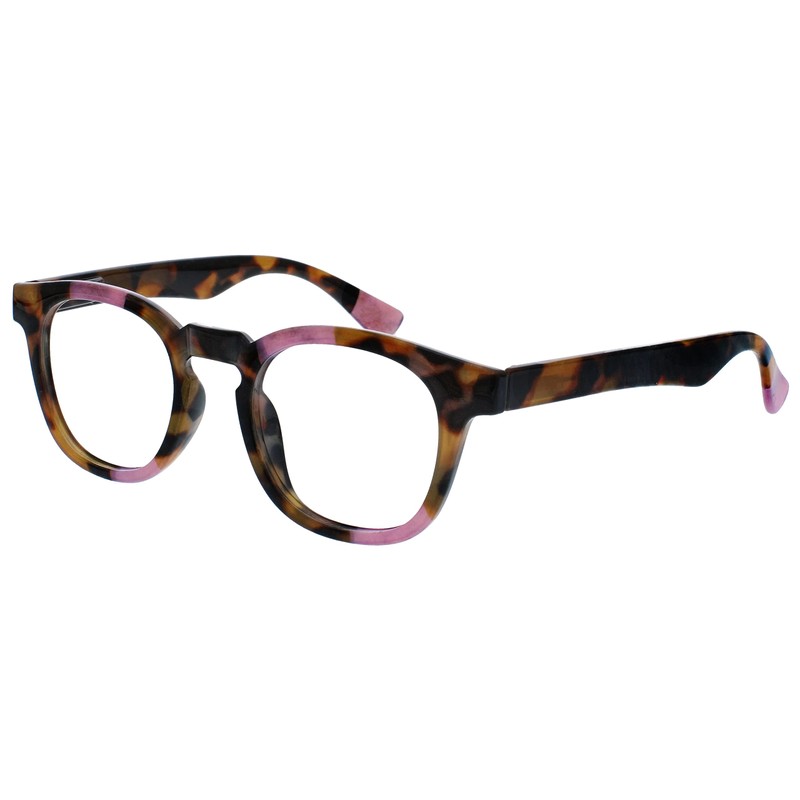 Opulize Ava M62-4 -1.50 Long Distance Glasses Myopia Flattering Rounded
