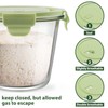 3Cup/23oz Glass Meal Prep Containers with Vented Lids Food Storage,