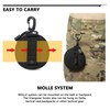 ZACAGO Coin Pouch for Men Tactical Belt Pouch Key Pouch
