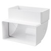 Edge Elbow 90 Degree Vertical Ventilation Duct 110 x 55