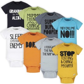 Onesies Brand unisex baby 8-pack Bodysuits Shirt