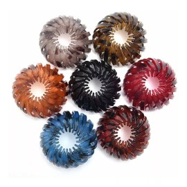 Teensery 7 Pinzas Para El Pelo Con Forma De Nido De Pájaro,