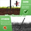 Upgraded Thicken Bird Feeder Pole for Outdoors - Easy to