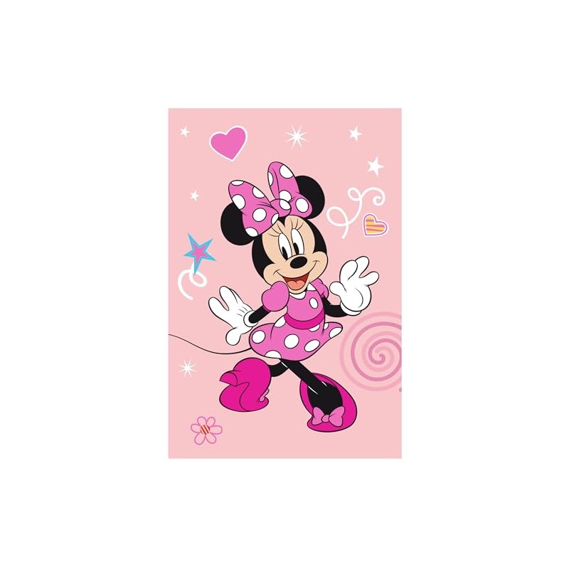 hermet Plaid Coperta Morbida Minnie, Plaid Divano Morbido e Caldo,