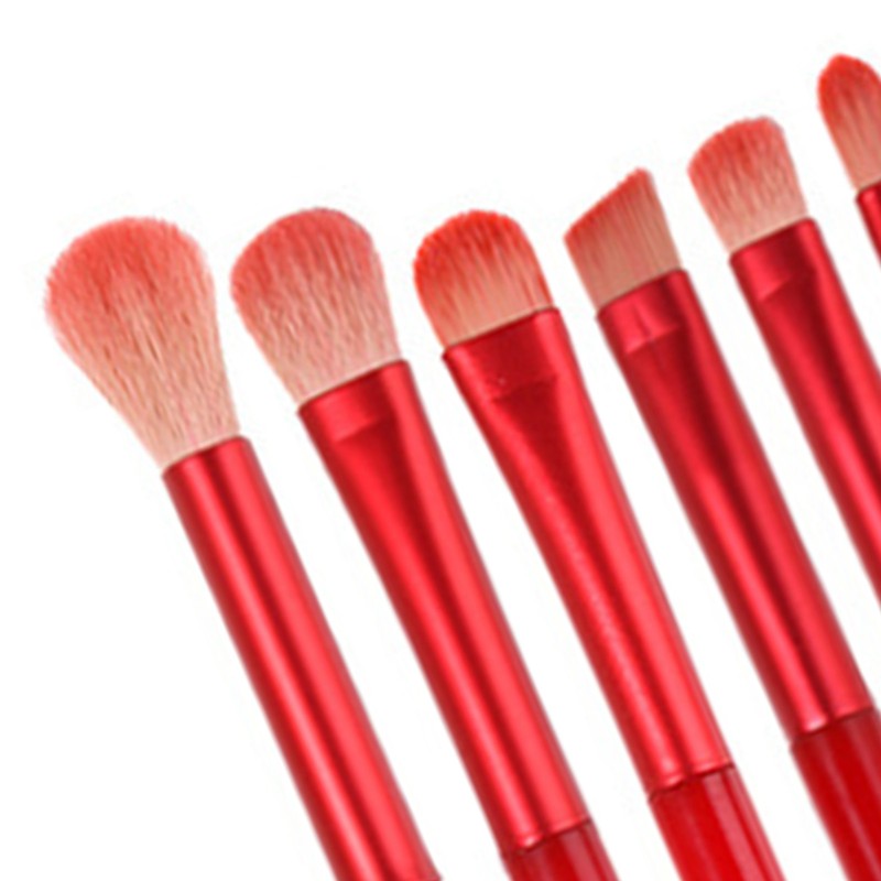 8 Pcs Makeup Brush Set Soft Bristles Retractable Powder Brush