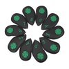 10 PCS Golf Club Head Covers Four Leaf Clover Pattern