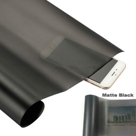 Car Headlight Film, Baceyong Vinyl Films Cover for Cars Headlight Rear Lights Tail Light Fog Lamp, Anti Acidrain Ultraviolet Scratch Protective Window Tinting Film Matte Black ​30cm*180cm