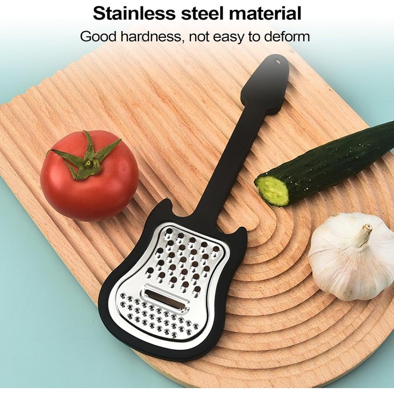 2Pcs Black Cheese Grater, Stainless Steel Cheese Shredder, Handheld Graters