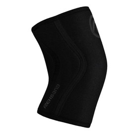 Rehband Power Max Knee Support for Weight Sports 7 mm SBR / Neoprene, Suitable for Competition Knee Sleeves for Bodybuilding, Powerlifting, Crossfit & Heavy Weightlifting, Colour: Carbon/Black, Size: XS
