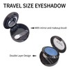 Erinde Grey Glitter Eyeshadow Palette, Matte Glitter Eyeshadow Palette, Waterproof
