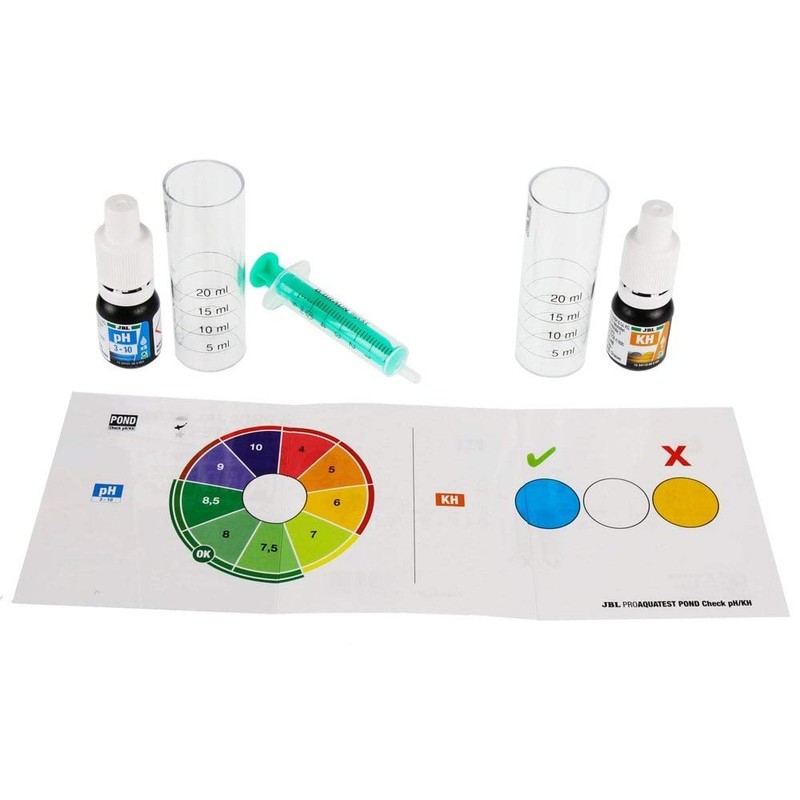 JBL PROAQUATEST POND Check pH/KH Water Test Kit with 50
