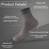Men's Socks (9 Pairs), Long Breathable Socks, Ankle High, Breathable