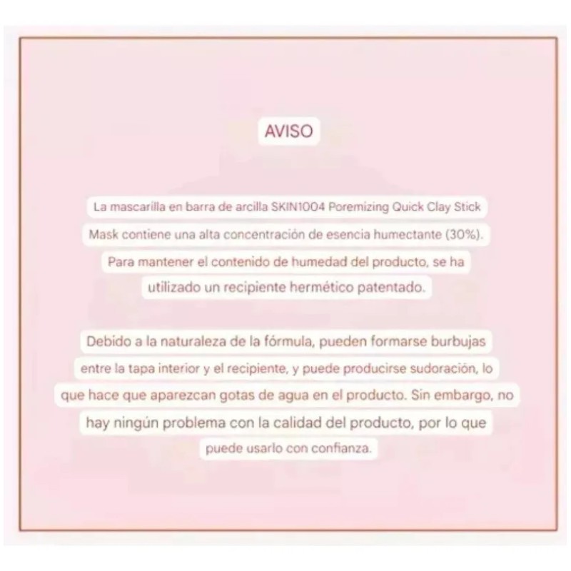 Mascarilla Arcilla Quick Skin1004 Centella