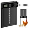 Automatic Chicken Coop Door, Large Chicken Door with Timer &
