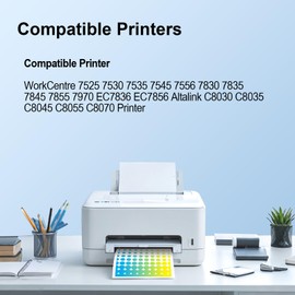 013R00662 Drum Cartridge Replacement for Xerox 7525 Drum Unit Use for WorkCentre 7525 7530 7535 7545 7556 7830 7835 7845 7855 7970 EC7836 EC7856 Altalink C8030 C8035 C8045 C8055 C8070 Printer