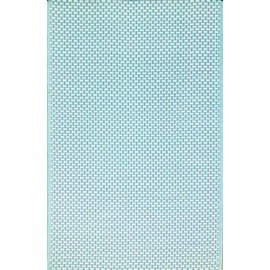 Mad Mats Basket Weave Indoor/Outdoor Floor Mat (4' x 6', Sand Aqua)