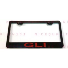 BLVD GLI Stainless Steel Black Finished License Plate Frame Holder