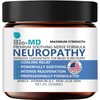  "Maximum Strength Neuropathy Pain Relief Cream - Soothing Relief for Feet, Hands, Legs, Muscles, Joints, and More - Enriched with Arnica, Vitamin B6, Aloe Vera, MSM - Fast Absorption, Gentle & All-Natural Formula"