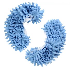 TechMel 2 Mopa Microfibra Pie O Rodillo Limpia Polvo Y Suciedad Azul