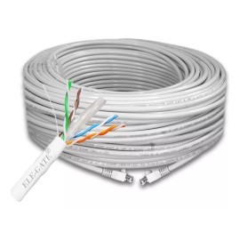 Ele-Gate WI.183 Rollo 100m Cable UTP Blanco con entrada RJ-45