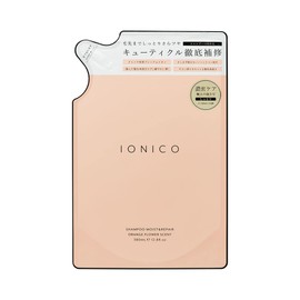 IONICO Premium Ion Damage Care Shampoo (Moisture & Repair) Refill, Pink, 12.8 fl oz (380 ml)