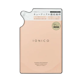 IONICO Premium Ion Damage Care Shampoo (Moisture & Repair) Refill, Pink, 12.8 fl oz (380 ml)