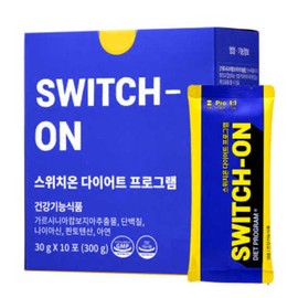 SwitchOn 스위치온 다이어트 프로그램 30gx10포 프로틴 분리유청단백질 분말 파우더 Switch On Diet Program 30gx10 Pack Protein Isolation Whey Protein Powder