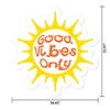 MightySkins Good Vibes Only 36" Peel and Stick Art Removable