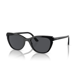 Vogue Eyewear Woman Sunglasses Black Frame, Grey Lenses, 53MM