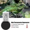 Cisixin Reptile Thermometer Hygrometer Electronic Waterproof Thermometer with Built-in Sensor