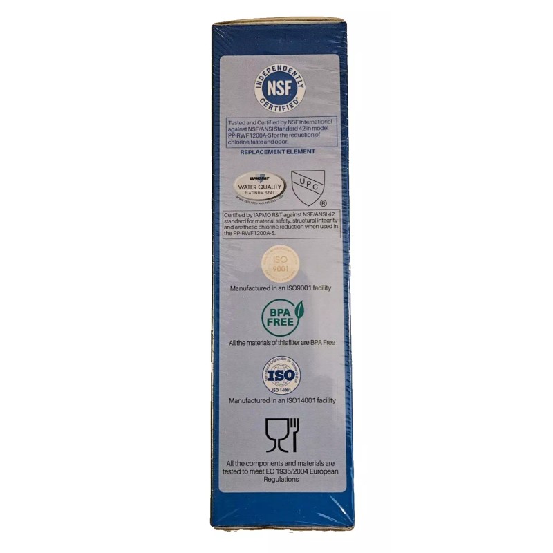 PP-RWF1200A-S PUREPLUS PP-RWF1200A Replacement Water Filter, Pack of 4 Sealed