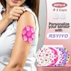 RSYIYO 30Pack Freestyle Sensor Covers for Libre 3 Plus with