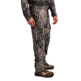 Realtree Men’s Hunting Timber Camo 6 Pocket Performance Pant - Versatile, Year-Round Camo Outdoor Hunting Pants